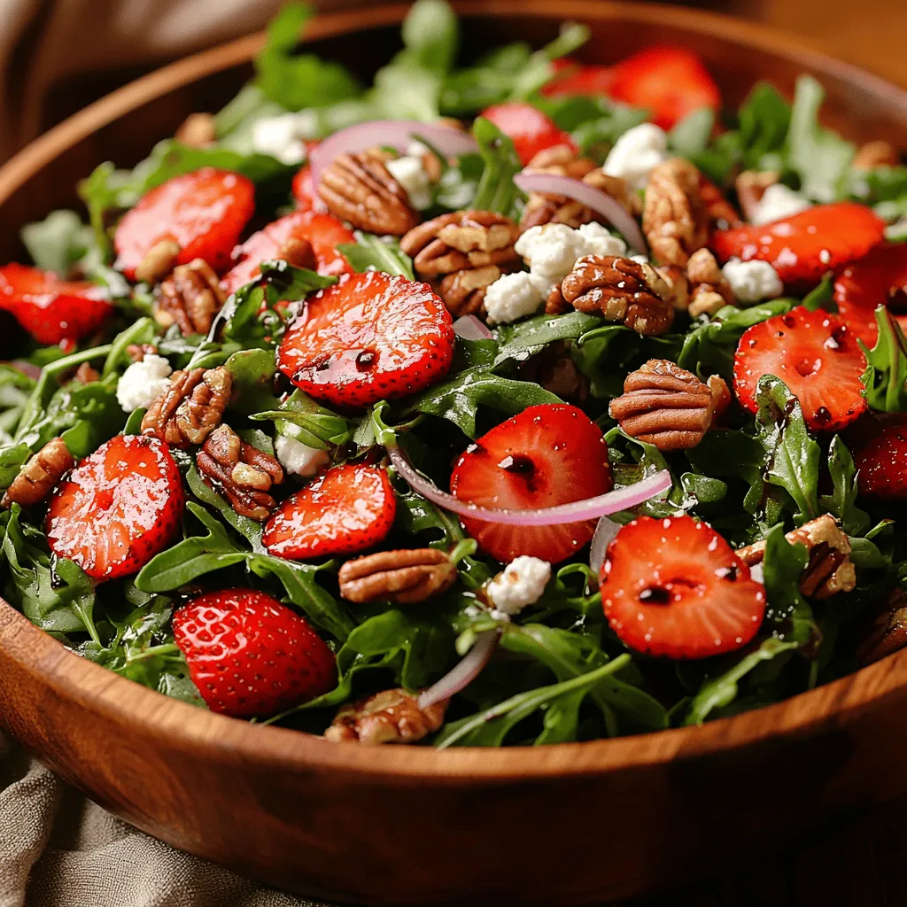 In the realm of salads, few combinations can rival the delightful harmony of sweet and spicy. The Sweet & Spicy Strawberry Arugula Salad stands out as an exemplary dish that not only tantalizes the taste buds but also elevates the dining experience with its vibrant colors and textures. This salad marries the peppery notes of fresh arugula with the juicy sweetness of strawberries, creating a refreshing treat that is perfect for any occasion, whether it be a summer barbecue or a formal dinner party.