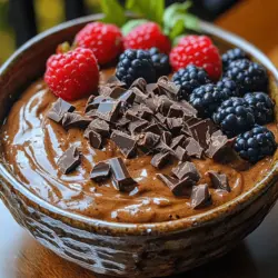 Indulging in dessert doesn't have to mean compromising your health, and the Creamy Chocolate Avocado Bliss is the perfect testament to that philosophy. This delightful dessert combines the rich, satisfying taste of chocolate with the creamy texture of avocados, creating a luscious mousse that feels as decadent as it sounds. The beauty of this recipe lies not only in its indulgent flavors but also in its nourishing ingredients, making it a guilt-free treat for chocolate lovers.