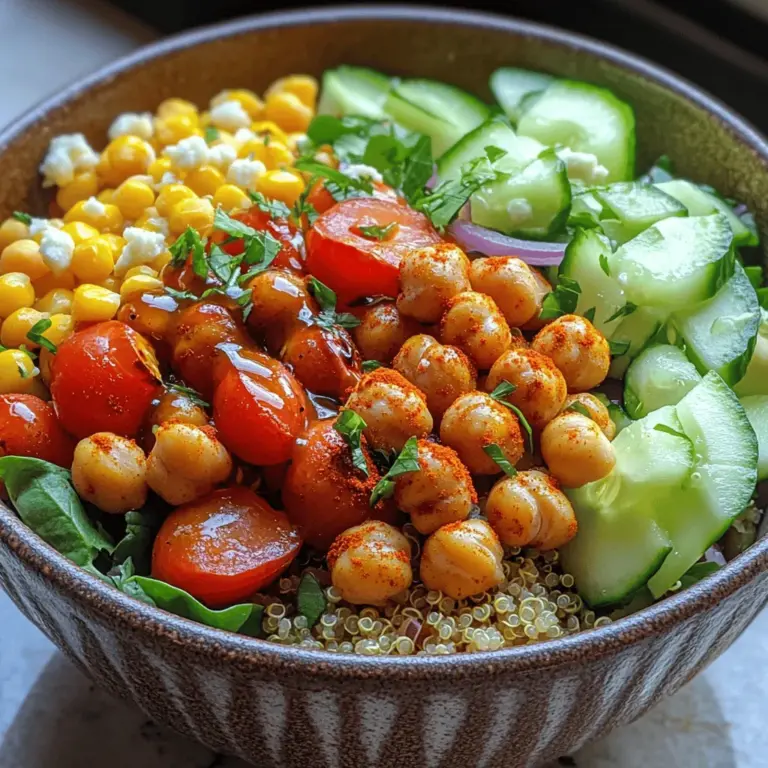 As the sun shines brighter and the air warms up, our cravings often shift towards lighter, more refreshing meals that celebrate the vibrant flavors of summer. One such dish that perfectly encapsulates this seasonal shift is the Crunchy Chickpea Summer Bowl. This delightful recipe is not only a visual feast, bursting with color and freshness, but it is also a nutritional powerhouse. It combines protein, fiber, and a variety of fresh vegetables, making it an ideal choice for anyone looking to enjoy a healthy and satisfying meal.