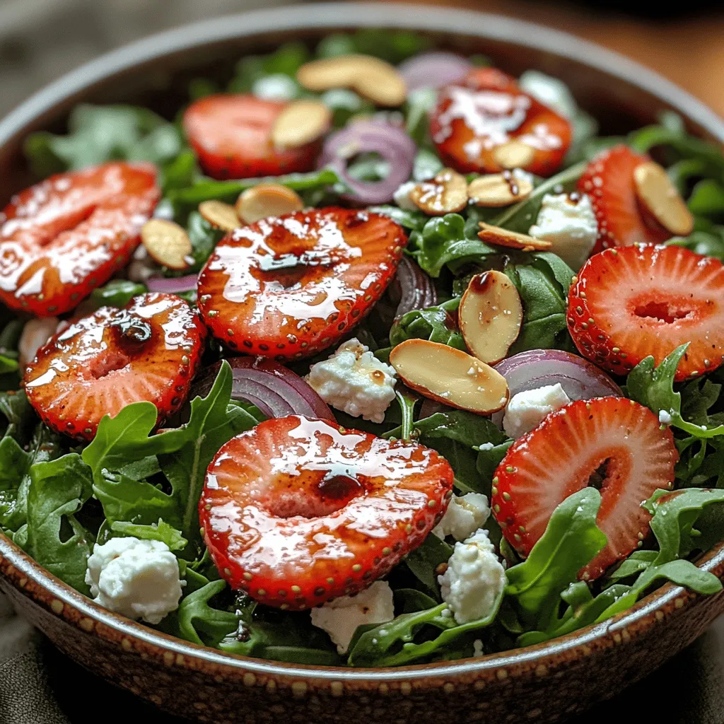 As the sun shines brighter and the days grow longer, the appeal of fresh, vibrant salads becomes irresistible. One such delightful creation is the Strawberry Arugula Bliss Salad—a dish that embodies the essence of summer with its colorful ingredients and refreshing flavors. This salad is not just a feast for the eyes; it tantalizes the taste buds with a harmonious blend of sweet, tangy, and nutty flavors, making it the perfect addition to any summer meal or outdoor gathering.