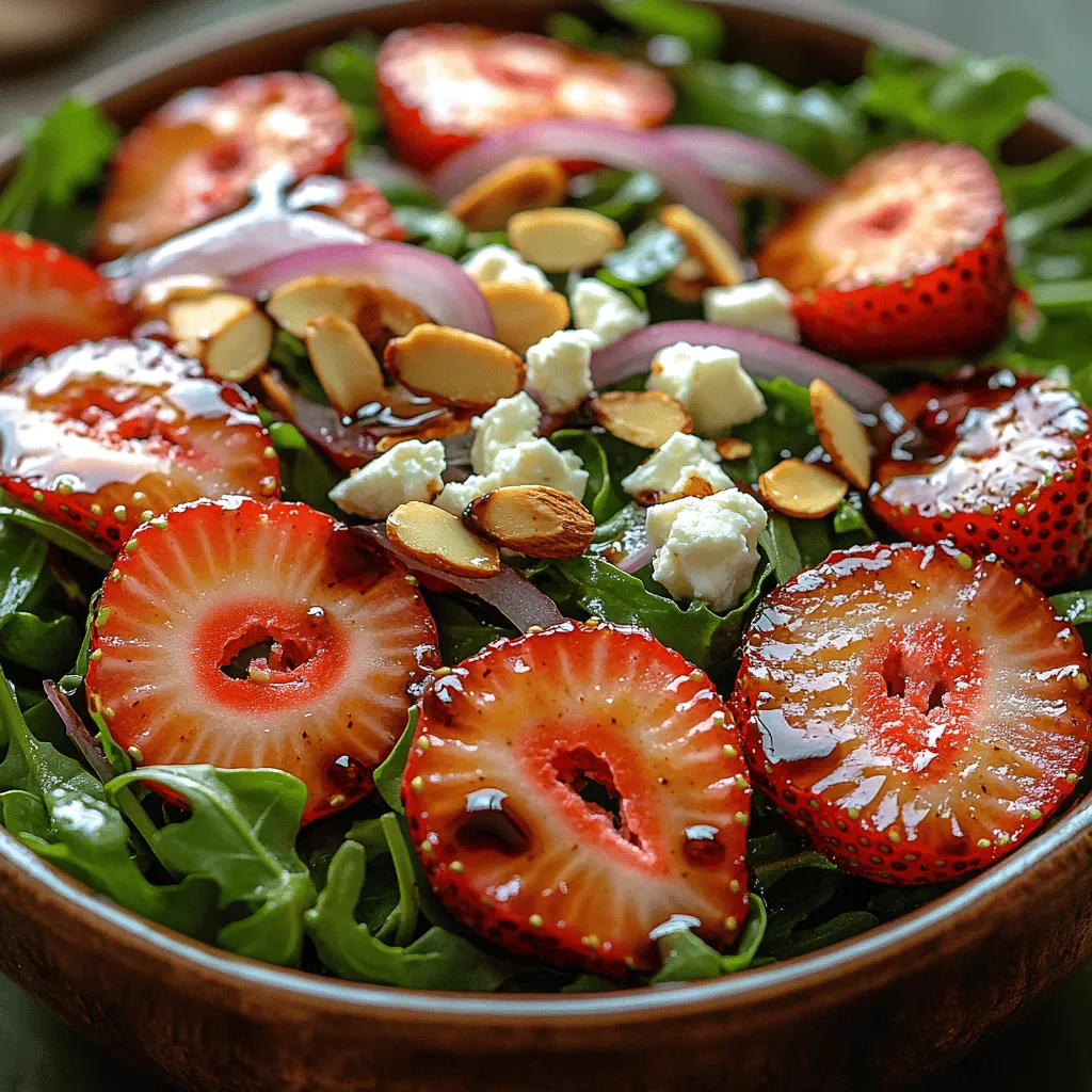 As the sun shines brighter and the days grow longer, the appeal of fresh, vibrant salads becomes irresistible. One such delightful creation is the Strawberry Arugula Bliss Salad—a dish that embodies the essence of summer with its colorful ingredients and refreshing flavors. This salad is not just a feast for the eyes; it tantalizes the taste buds with a harmonious blend of sweet, tangy, and nutty flavors, making it the perfect addition to any summer meal or outdoor gathering.