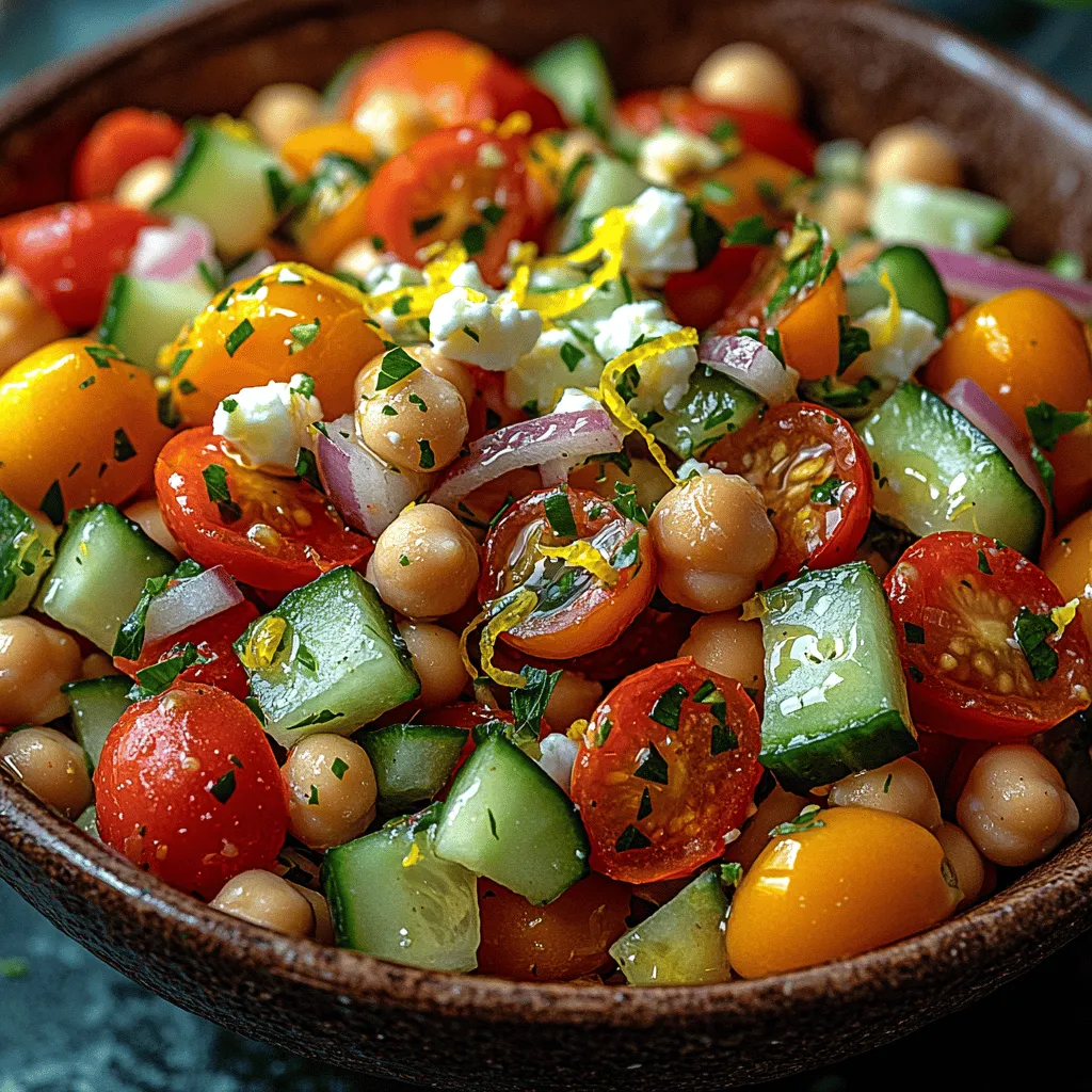 As the warm weather approaches, there's nothing quite like a refreshing salad to cool down and nourish the body. Among the myriad of salad options, the Chilled Zesty Lemon Chickpea Salad stands out for its vibrant flavors and delightful textures. This dish not only tantalizes the taste buds but also offers a plethora of health benefits, making it an ideal choice for summer gatherings, picnics, or a light lunch at home.