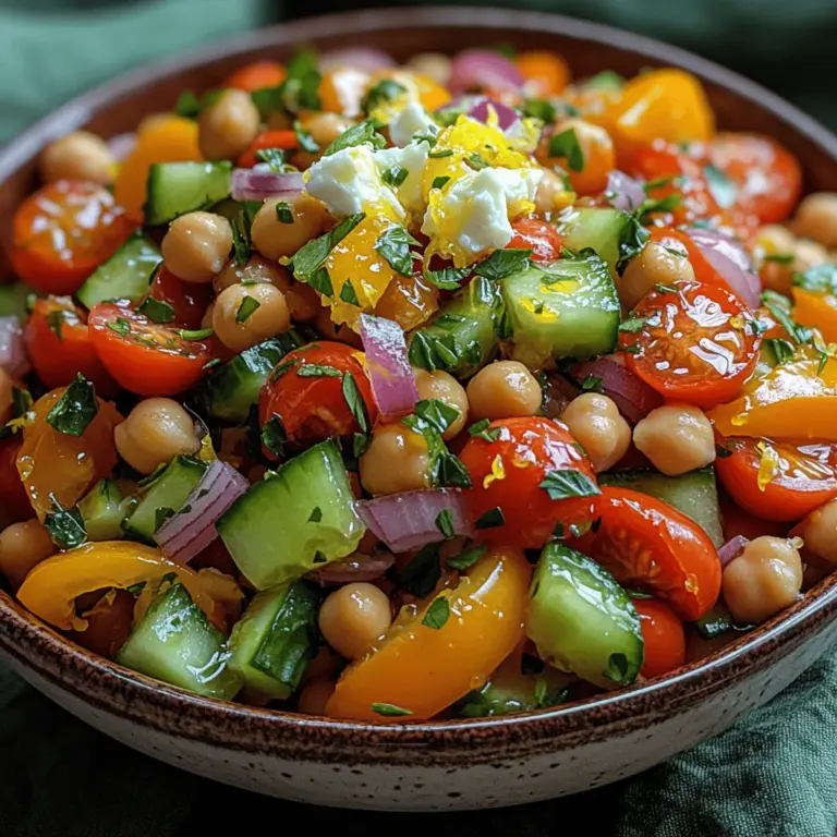 As the warm weather approaches, there's nothing quite like a refreshing salad to cool down and nourish the body. Among the myriad of salad options, the Chilled Zesty Lemon Chickpea Salad stands out for its vibrant flavors and delightful textures. This dish not only tantalizes the taste buds but also offers a plethora of health benefits, making it an ideal choice for summer gatherings, picnics, or a light lunch at home.