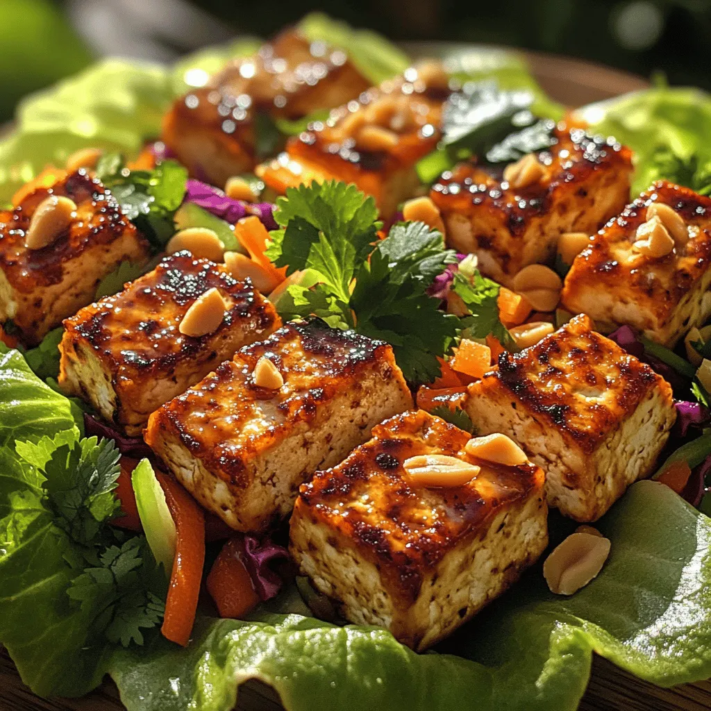 In the world of plant-based cuisine, Tofu Satay Rainbow Slaw Wraps stand out as a vibrant and delicious option that caters to both the eyes and the palate. This dish is not just a meal; it is an experience that combines various textures, colors, and flavors, making it a perfect choice for lunch, dinner, or a delightful snack. Imagine biting into a wrap filled with succulent marinated tofu, fresh crunchy vegetables, and aromatic herbs, all enveloped in crisp lettuce—it's a dish that embodies the principles of health, nutrition, and culinary creativity.