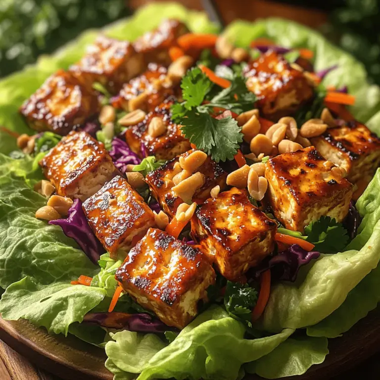 In the world of plant-based cuisine, Tofu Satay Rainbow Slaw Wraps stand out as a vibrant and delicious option that caters to both the eyes and the palate. This dish is not just a meal; it is an experience that combines various textures, colors, and flavors, making it a perfect choice for lunch, dinner, or a delightful snack. Imagine biting into a wrap filled with succulent marinated tofu, fresh crunchy vegetables, and aromatic herbs, all enveloped in crisp lettuce—it's a dish that embodies the principles of health, nutrition, and culinary creativity.