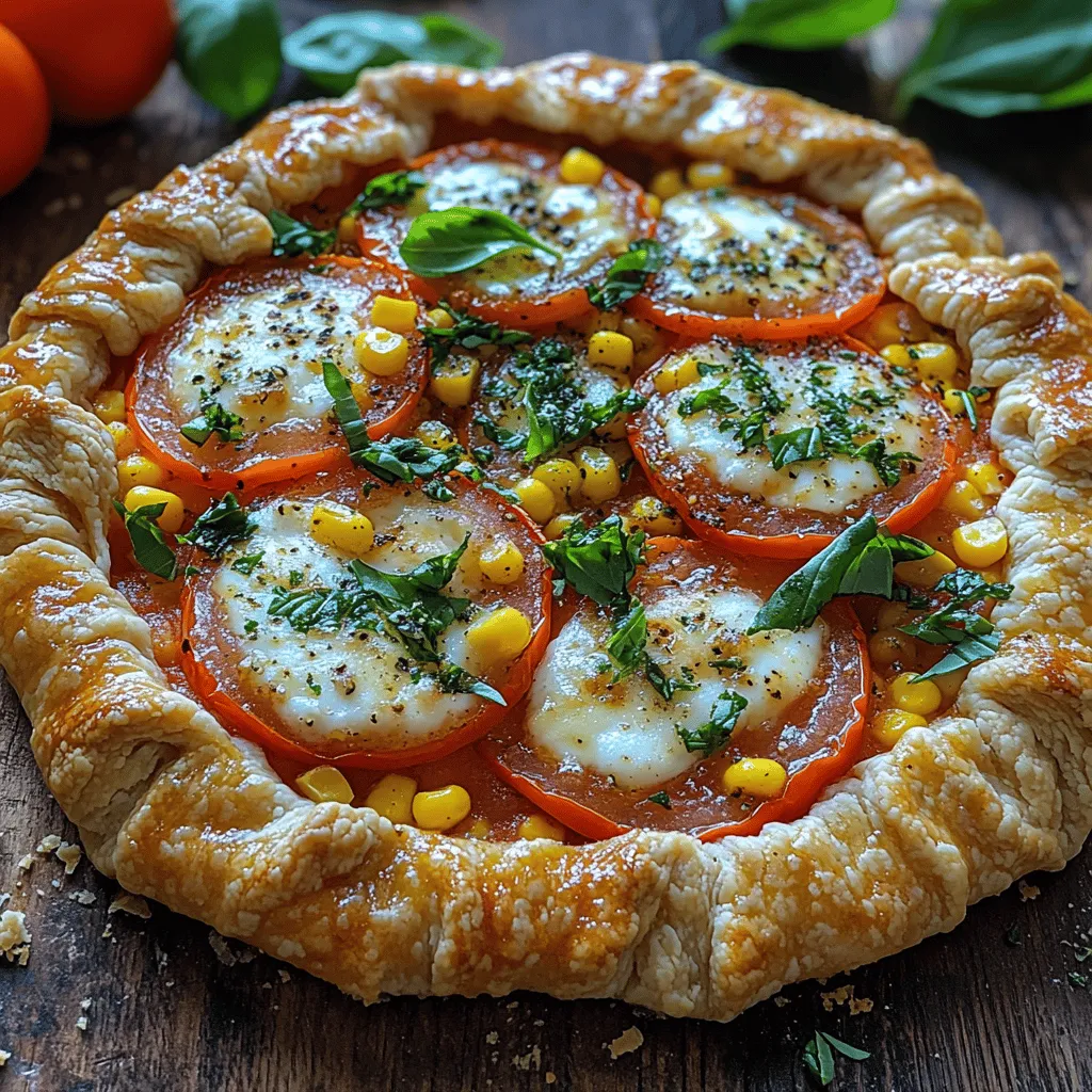 The Savory Tomato Corn Galette is a delightful dish that captures the essence of summer in every bite. With the vibrant flavors of fresh tomatoes and sweet corn, this galette offers a perfect blend of textures and tastes that can be enjoyed by everyone, whether at a lively gathering, a casual picnic, or a cozy dinner at home. This rustic tart not only showcases the best of seasonal produce but also embodies a culinary approach that is both practical and impressive.
