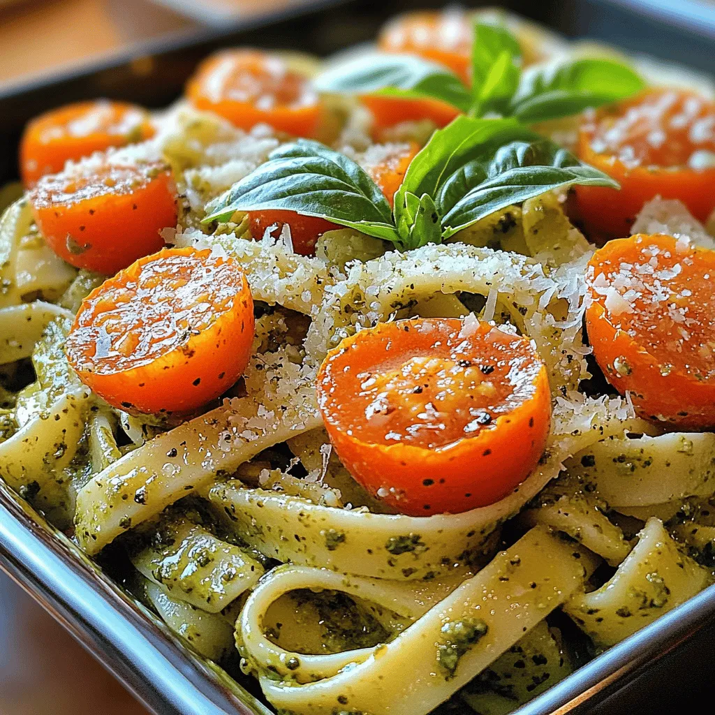 Creamy pesto pasta with cherry tomatoes is a delightful dish that captures the essence of Italian cuisine. Its harmony of flavors and inviting aroma makes it a favorite among pasta lovers. This dish, characterized by its luscious, creamy texture and vibrant color, is not only a feast for the taste buds but also a visual treat. Whether you are preparing a cozy dinner for two or hosting a family gathering, this creamy pesto pasta is sure to impress and satisfy.