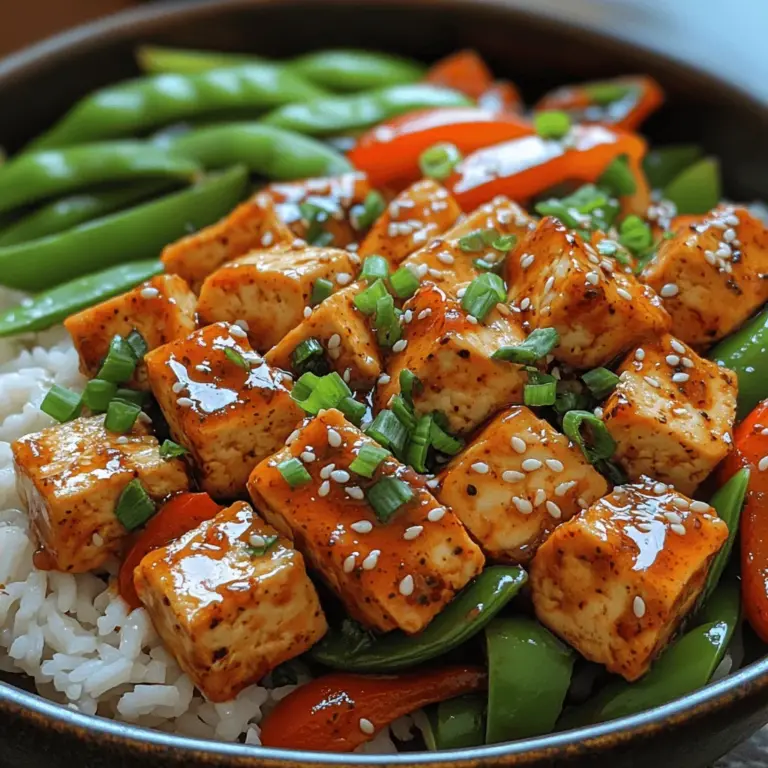 Chili Garlic Tofu Stir-Fry is not just another quick meal; it's a vibrant explosion of flavors that brings together the heartiness of tofu with the bold taste of garlic and spicy chili. This dish has gained popularity among food enthusiasts for its delicious taste and the ease with which it can be prepared. Whether you're a seasoned chef or a kitchen novice, this stir-fry offers a delightful culinary experience that can be whipped up in under 30 minutes.