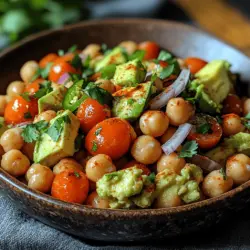 In the realm of healthy eating, few dishes manage to strike a perfect balance between nutrition, flavor, and versatility quite like the Spicy Avocado Chickpea Salad Delight. This vibrant salad combines creamy avocados, hearty chickpeas, and a medley of fresh vegetables, creating a dish that is not only visually appealing but also packed with essential nutrients. Whether you're looking for a refreshing side dish for your next barbecue, a light yet satisfying lunch, or a quick dinner option, this salad fits the bill effortlessly.