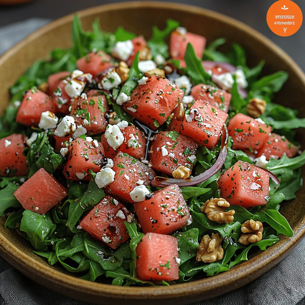 As the temperatures rise during the summer months, our cravings often shift towards lighter, fresher meals that invigorate both the body and spirit. Fresh salads have become increasingly popular, serving not just as a side dish but as a vibrant centerpiece for summer dining. Among the plethora of salad options available, the refreshing watermelon arugula salad stands out as a particularly delightful choice. This salad combines the juicy sweetness of watermelon with the peppery bite of arugula, creating a harmonious balance of flavors that is both satisfying and nourishing.