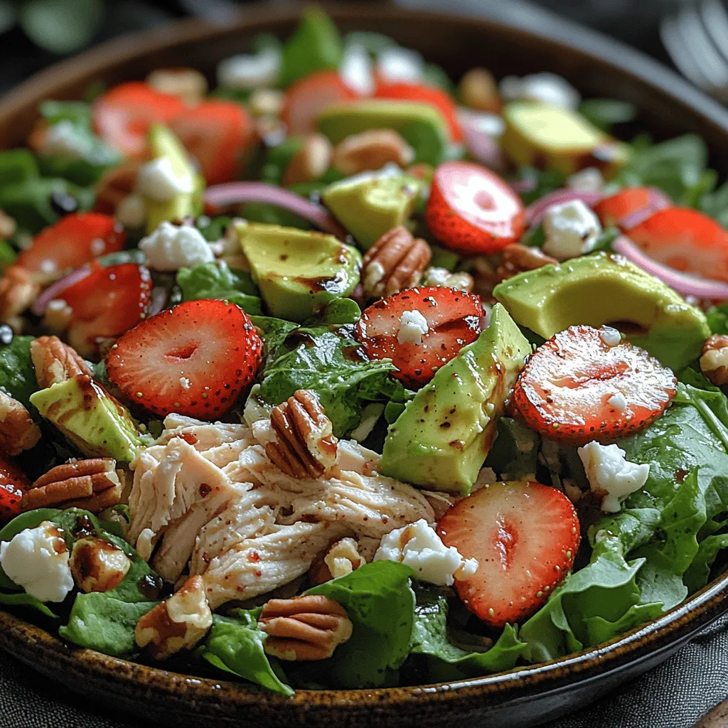 Salads have long been celebrated as a healthy meal option, ideal for those seeking a nutritious and satisfying dish. With their vibrant colors and diverse textures, salads not only serve as a feast for the eyes but also provide a plethora of health benefits. Among the myriad of salad options available, the Strawberry Avocado Chicken Salad stands out as a refreshing and nutritious choice that combines the sweetness of strawberries, the creaminess of avocado, and the savory taste of chicken.