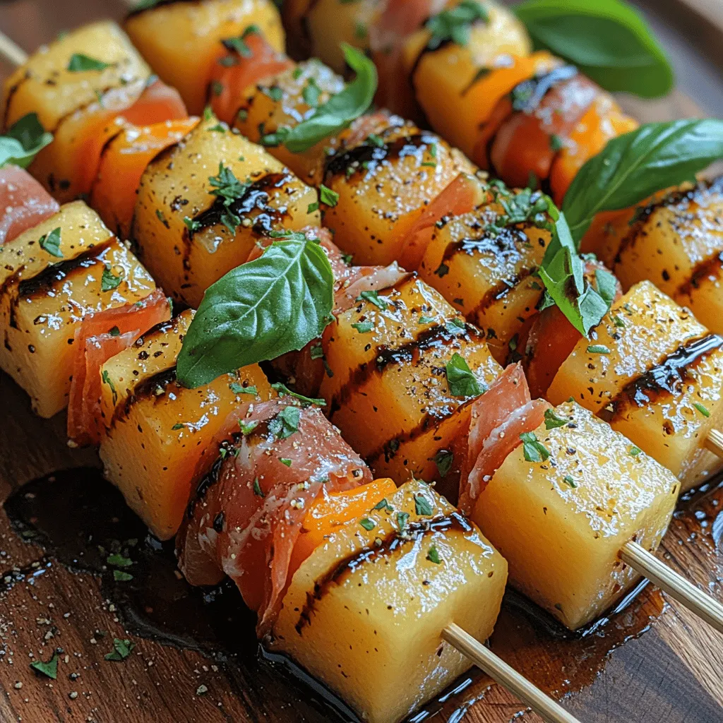The foundation of any great recipe lies in its ingredients. For our Sweet & Savory Melon Prosciutto Skewers, the carefully selected components not only contribute to the overall flavor but also provide various health benefits. Let’s delve into the benefits and characteristics of each ingredient that makes this dish a standout.
