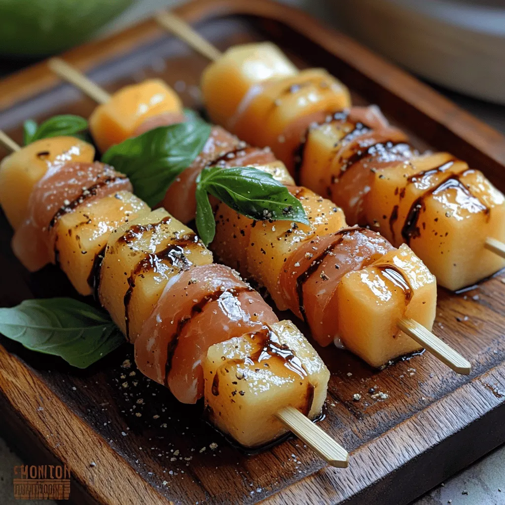 The foundation of any great recipe lies in its ingredients. For our Sweet & Savory Melon Prosciutto Skewers, the carefully selected components not only contribute to the overall flavor but also provide various health benefits. Let’s delve into the benefits and characteristics of each ingredient that makes this dish a standout.