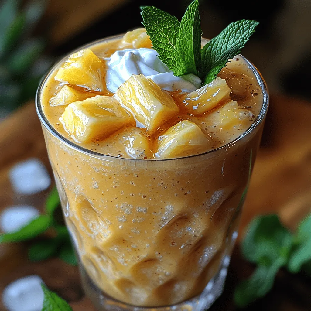 In recent years, smoothies have surged in popularity, becoming a staple in health-conscious diets and a go-to choice for quick, nutritious meals. With their vibrant colors and delicious flavors, smoothies offer a versatile canvas for a variety of ingredients, making them an ideal option for anyone looking to incorporate more fruits and vegetables into their diet. Among the myriad of smoothie recipes, the Tropical Paradise Coconut Pineapple Smoothie stands out as a refreshing and invigorating drink, perfect for hot summer days or as a delightful breakfast option.