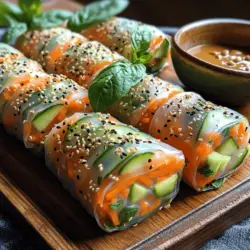 As the temperatures rise and gardens flourish, nothing beats the taste and feel of a light and refreshing dish that captures the essence of summer. Enter the garden fresh summer veggie rice paper rolls—a vibrant, healthy option that not only tantalizes your taste buds but also showcases the season's bounty. These delightful rolls are perfect for warm days, allowing you to enjoy a variety of fresh, crisp vegetables wrapped in delicate rice paper.