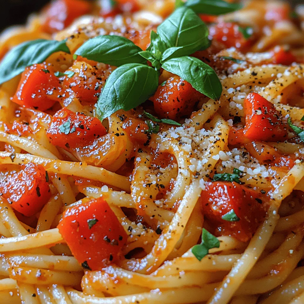 When it comes to pasta dishes that are both comforting and bursting with flavor, roasted red pepper pasta stands out as a true gem. This dish not only captivates the eyes with its vibrant hues but also tantalizes the taste buds with its rich, creamy texture and a medley of flavors that dance on your palate. Whether you’re hosting a dinner party, preparing a cozy family meal, or simply treating yourself to a delicious weeknight dinner, roasted red pepper pasta is versatile enough to suit any occasion.