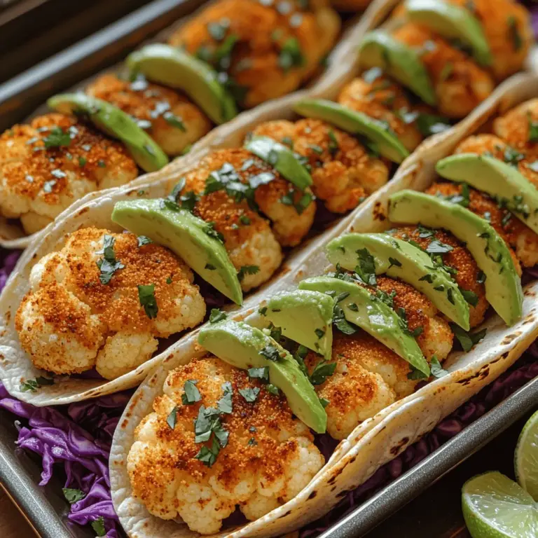 In recent years, the culinary landscape has experienced a remarkable shift towards plant-based eating. More and more individuals are embracing plant-forward diets, recognizing the myriad of health and environmental benefits they offer. From vibrant salads to hearty veggie burgers, the options are endless. Among these delightful creations, Crispy Cauliflower Taco Boats stand out as a delicious and healthy alternative to traditional tacos, combining flavor, texture, and nutrition in every bite.