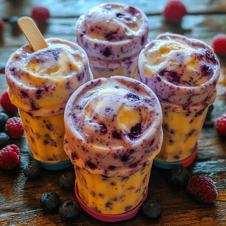Before we dive into the recipe, let’s take a look at the star ingredients of our Blueberry Banana Bliss Popsicles. Each component plays a vital role in not just flavor, but also in providing a nutritious boost.