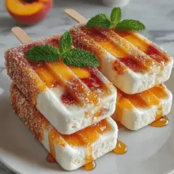 As the sun blazes overhead and the temperatures rise, nothing quite hits the spot like a refreshing popsicle. Over the years, homemade popsicles have surged in popularity, emerging as a go-to summer treat for families eager to beat the heat. Not only are these frozen delights a fun way to cool down, but they also offer a canvas for creativity in the kitchen, allowing you to combine flavors and textures to your heart's content. Among the myriad of options available, Peach Yogurt Popsicles stand out as a delicious and nutritious choice, combining the natural sweetness of ripe peaches with the creamy tang of yogurt.