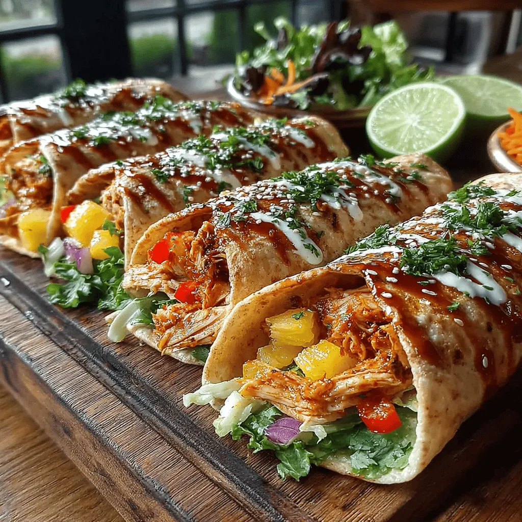 Creating the perfect Sweet & Spicy Chicken and Pineapple Wraps involves a series of well-coordinated steps that bring out the best flavors and textures. Let’s dive into the preparation process to ensure you achieve wraps that are bursting with flavor.