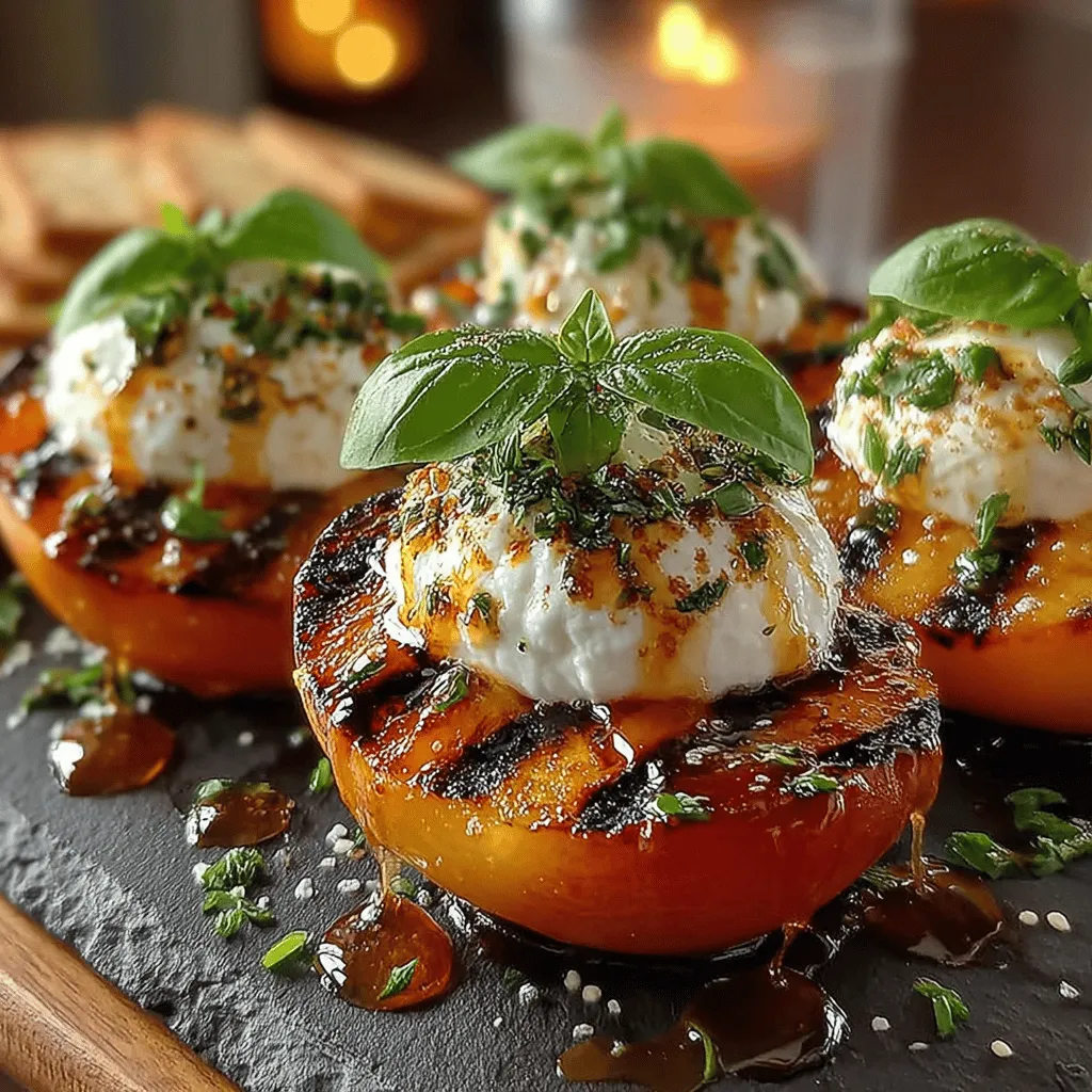 As the summer sun casts its warm glow, few dishes embody the essence of the season quite like Grilled Peach & Burrata Delight. This vibrant appetizer combines the sweetness of ripe peaches with the creamy richness of burrata cheese, creating a dish that not only tantalizes the taste buds but also appeals to the eyes. With its harmonious blend of flavors, this delightful recipe is perfect for summer gatherings or as a refreshing starter for any meal.