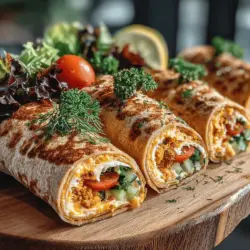 In our fast-paced lives, finding meals that are not only nutritious but also quick and easy to prepare can be a challenge. Enter Zesty Creamy Lemon Wraps, a delightful option that perfectly balances flavor and convenience. These wraps are ideal for various occasions—whether you’re packing a lunch for work, planning a picnic, or looking for a quick dinner solution. Their vibrant flavors and creamy texture make them a standout choice that appeals to both adults and kids alike.
