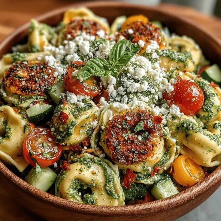 When it comes to vibrant and refreshing dishes, few can rival the allure of a Fresh Basil Pesto Tortellini Salad. This delightful creation marries the rich, aromatic flavors of pesto with the satisfying texture of tortellini, making it an irresistible option for any meal. Whether served as a light lunch, a side dish at a summer barbecue, or a centerpiece for a potluck, this salad not only tantalizes the taste buds but also celebrates the freshness of its ingredients.