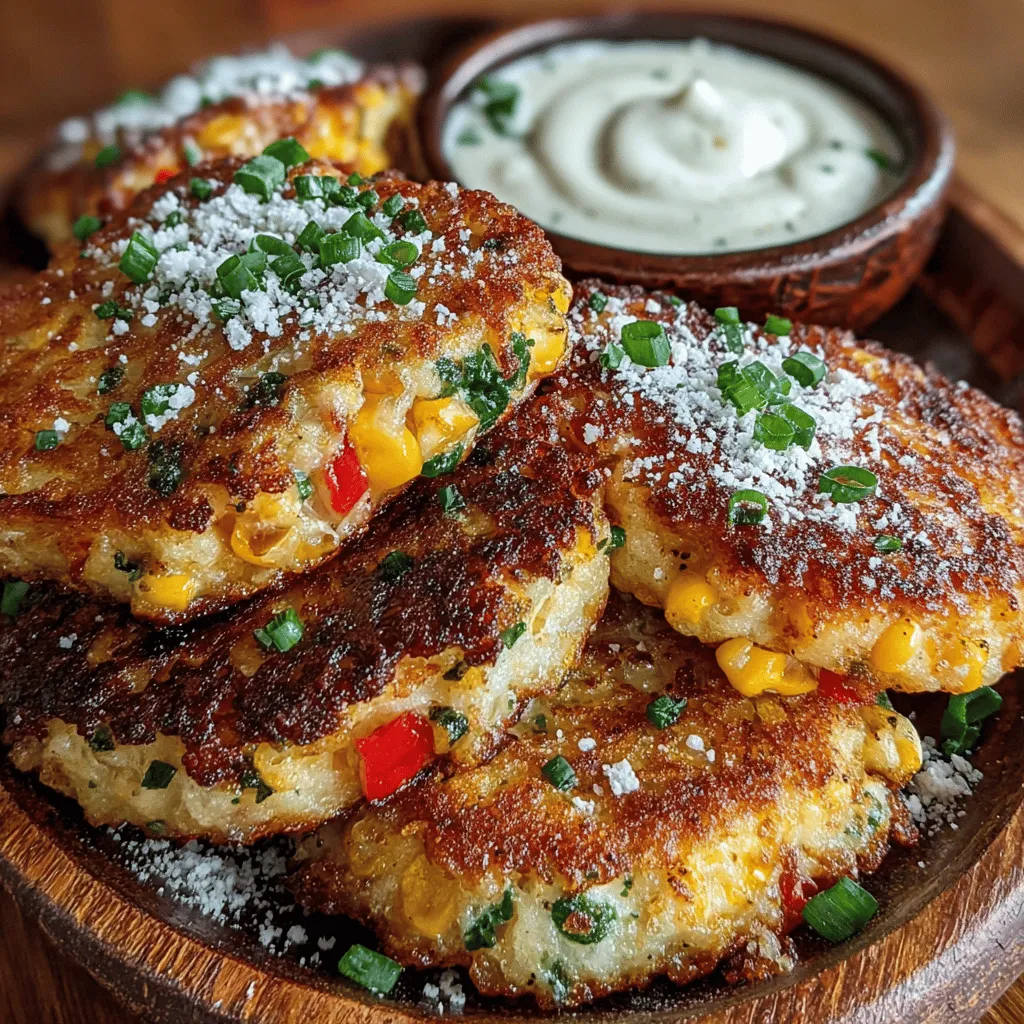 Corn fritters are a beloved dish that has captured the hearts and taste buds of many across the globe. These delightful morsels of crispy goodness are not only versatile but also incredibly easy to prepare, making them a go-to option for various occasions. Whether you are looking for a tasty appetizer to kick off a gathering, a snack to enjoy on a lazy afternoon, or a side dish to complement your main course, Golden Corn Fritters Delight fits the bill perfectly. The simplicity of the recipe ensures that cooks of all skill levels can whip up a batch without a hitch, creating an enjoyable cooking experience.