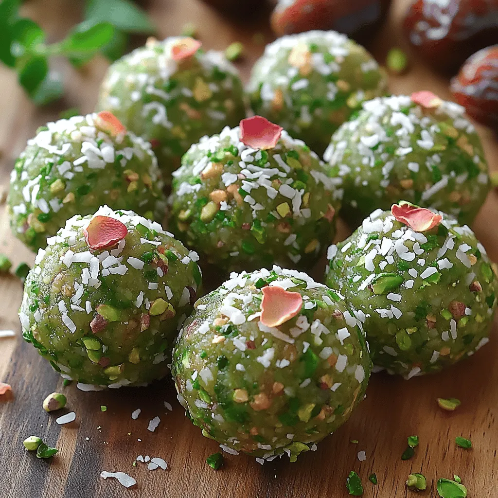 Sweet Pistachio Rose Energy Bites are not just a treat; they embody a beautiful fusion of flavors and cultures, drawing inspiration from Middle Eastern traditions. Pistachios, often regarded as a symbol of prosperity, are frequently used in various culinary creations across the region. The addition of rose, with its fragrant essence, elevates these energy bites, making them a delightful snack that captures the heart and palate.