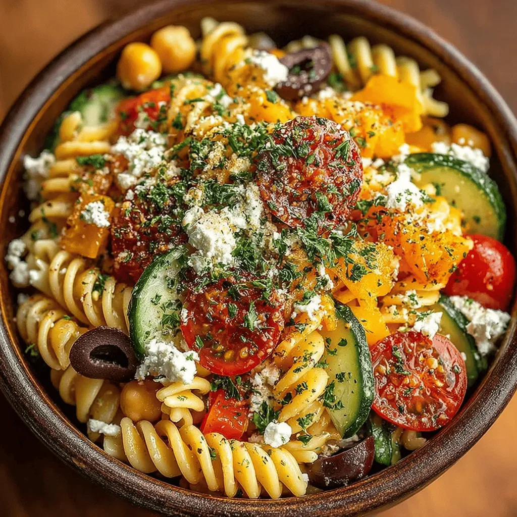 Pasta salads have long been a favorite among meal enthusiasts for their versatility, convenience, and nutritional benefits. They can serve as a hearty main dish, a delightful side, or even a light lunch option, making them an ideal choice for busy weekdays or leisurely weekends. The Chickpea Delight Pasta Salad stands out in this category, combining wholesome ingredients with vibrant flavors and textures that are sure to tantalize your taste buds.