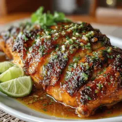 Embrace the vibrant flavors of the tropics this holiday season with our Mango-Glazed Turkey Fiesta. This delightful recipe combines the succulent taste of roasted turkey with a luscious mango glaze, creating a unique and festive dish that is sure to impress your family and friends. The sweet and tangy notes of mango harmonize beautifully with the savory elements of the turkey, making it an excellent choice for gatherings and special occasions. Whether you're looking to elevate your Thanksgiving feast or simply want to enjoy a flavorful meal, this recipe provides a step-by-step guide to achieving a perfectly glazed turkey that is both juicy and packed with flavor.