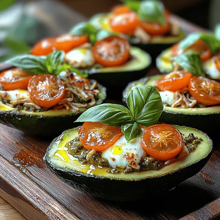 In recent years, the culinary world has witnessed a surge in the popularity of avocados, and for good reason. These creamy green fruits are not only delicious but also packed with nutrients, making them a staple in numerous diets across the globe. One of the standout recipes that showcases avocados' versatility and health benefits is the Pesto Chicken Stuffed Avocado. This dish beautifully combines the rich, buttery texture of the avocado with the bold flavors of pesto and succulent chicken, creating a meal that's as satisfying as it is nutritious.