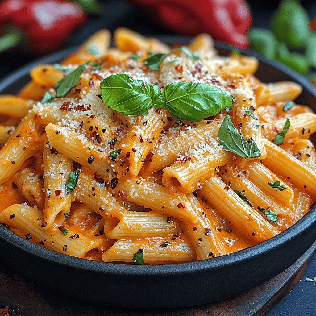 Pasta is a beloved staple in kitchens around the world, and when it comes to easy yet indulgent dishes, creamy roasted red pepper penne stands out as a must-try recipe. Originating from the Mediterranean, this dish brings together the sweet and smoky flavors of roasted red peppers with the creamy richness of a well-crafted sauce, creating a symphony of taste that is both comforting and sophisticated. Whether you are preparing a casual family dinner, hosting a gathering with friends, or simply treating yourself to a gourmet meal at home, creamy roasted red pepper penne is sure to impress.