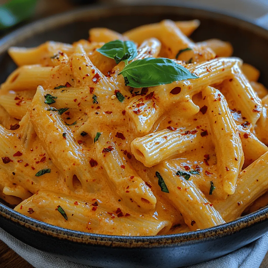 Creamy Roasted Red Pepper Penne is more than just a dish; it's a celebration of flavors that brings warmth and comfort to any dining table. This delightful pasta dish combines the sweet, smoky essence of roasted red peppers with a lush, creamy sauce that clings perfectly to every penne tube. With its vibrant hue and rich taste, it becomes an instant favorite, appealing to both the eyes and the palate.