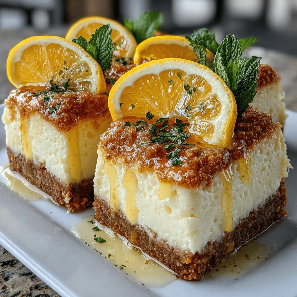 When the sun is shining and temperatures rise, there's nothing quite like a refreshing dessert to cool you down. Enter the Citrusy Delight Frozen Lemonade Pie Bars—an irresistible treat that encapsulates the essence of summer in every bite. With a harmonious blend of zesty lemon flavor, creamy texture, and a delightful crunch from the crust, these pie bars are sure to become a seasonal favorite. Not only do they deliver a burst of bright citrus goodness, but they also offer a delightful balance of sweetness and tartness that’s perfect for warm weather gatherings, barbecues, or simply as a sweet escape on a hot day.
