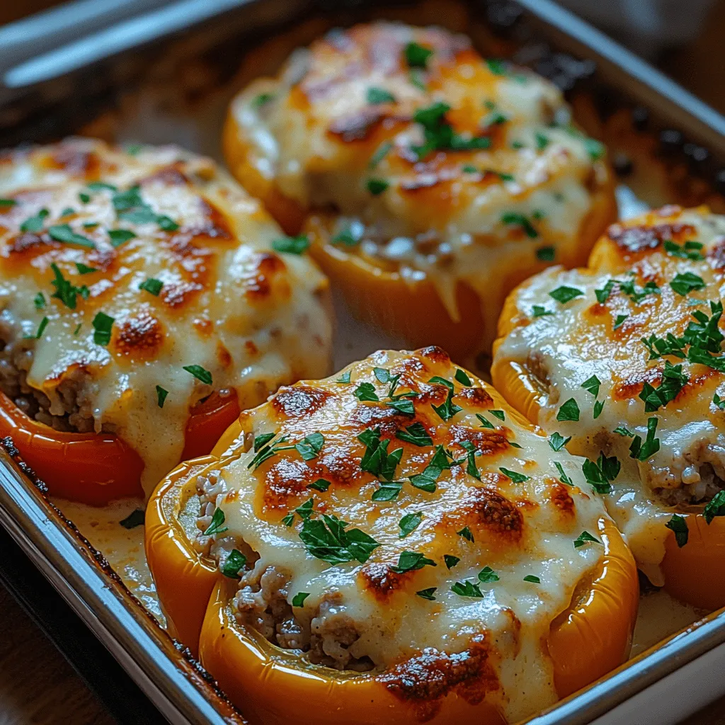 If you're searching for a delicious and satisfying dish that combines comfort food with nutritious ingredients, look no further than Creamy Turkey Stuffed Peppers. This recipe presents a delightful balance of flavors and textures, featuring vibrant bell peppers filled with a creamy, savory turkey mixture. Not only is this meal visually appealing, but it also offers a wholesome option for busy weeknights or family gatherings, making it a versatile choice for any occasion.
