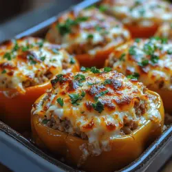 If you're searching for a delicious and satisfying dish that combines comfort food with nutritious ingredients, look no further than Creamy Turkey Stuffed Peppers. This recipe presents a delightful balance of flavors and textures, featuring vibrant bell peppers filled with a creamy, savory turkey mixture. Not only is this meal visually appealing, but it also offers a wholesome option for busy weeknights or family gatherings, making it a versatile choice for any occasion.