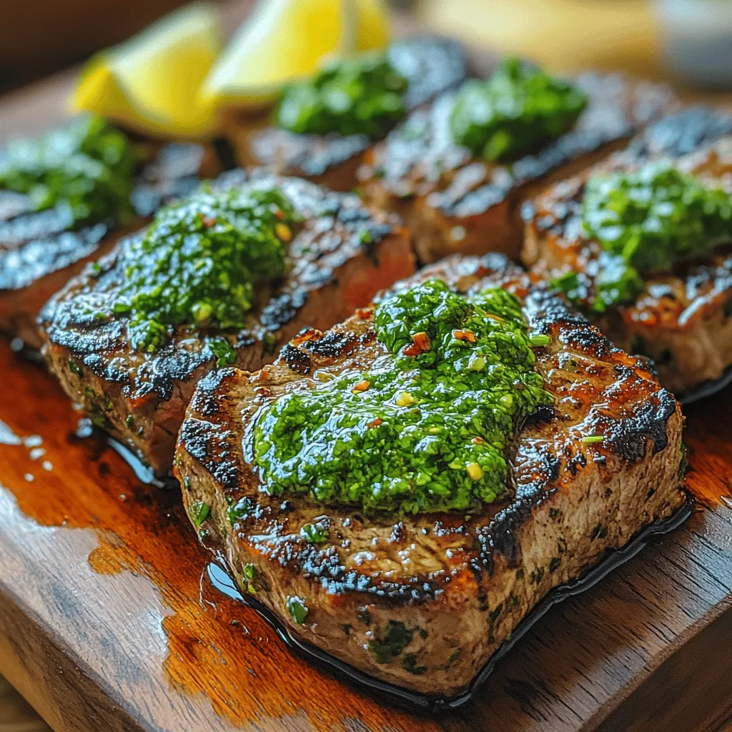 When it comes to versatile and flavorful appetizers, Herbaceous Chimichurri Steak Bites stand out as a delightful option that caters to a variety of palates. Bursting with fresh flavors and rich textures, this dish combines tender morsels of steak with a vibrant chimichurri sauce, creating a perfect bite-sized treat that is sure to impress. Whether you're hosting a gathering or simply seeking a quick yet satisfying meal, these steak bites encapsulate the essence of Argentine cuisine, bringing a taste of the grill right to your table.