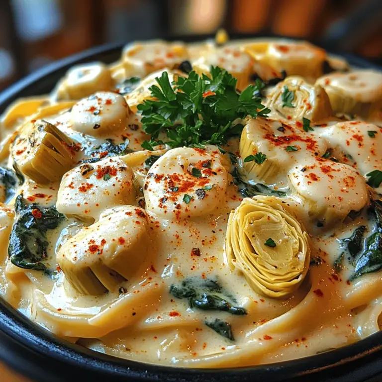 Pasta dishes have a universal appeal that transcends cultural boundaries, making them a favorite among home cooks and food lovers alike. Whether it’s a quick weeknight meal or a luxurious dish for a special gathering, pasta offers endless possibilities for creativity and flavor. Among the myriad of pasta recipes, Creamy Spinach Artichoke Pasta stands out as a rich, indulgent option that captures the essence of comfort food while delivering a burst of freshness.
