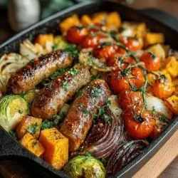 In the world of home cooking, convenience and flavor often go hand in hand, especially when it comes to traybakes. These all-in-one meals have surged in popularity for their simplicity and robust flavors, making them a go-to option for busy weeknight dinners. One standout recipe is the Sweet & Tangy Balsamic Chicken Sausage Traybake. This dish combines the savory richness of chicken sausage with the vibrant flavors of fresh vegetables, all enveloped in a sweet and tangy balsamic glaze.