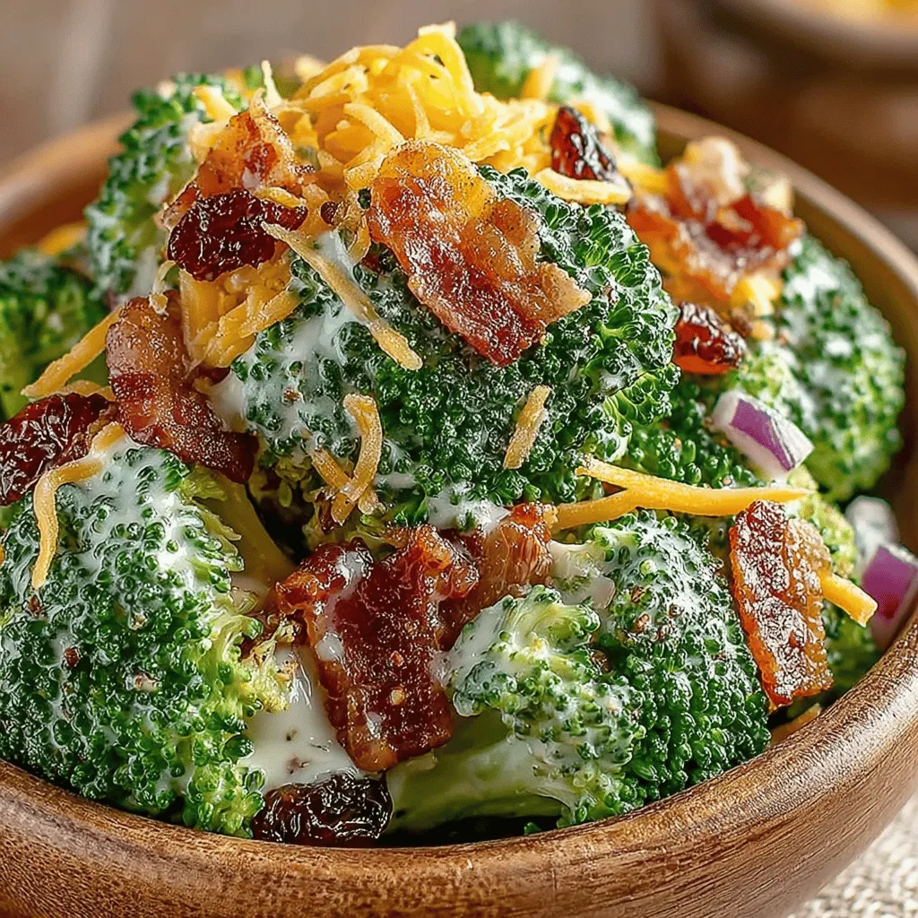 When it comes to salads that are both nutritious and bursting with flavor, the Tangy Broccoli Bacon Salad stands out as a crowd-pleaser. This dish combines the crispness of fresh broccoli with the savory richness of crispy bacon, creating a mouthwatering experience that tantalizes the taste buds. The tangy dressing adds a delightful zing, balancing the richness of the bacon and the slight bitterness of the broccoli, making it a well-rounded dish that is sure to impress.