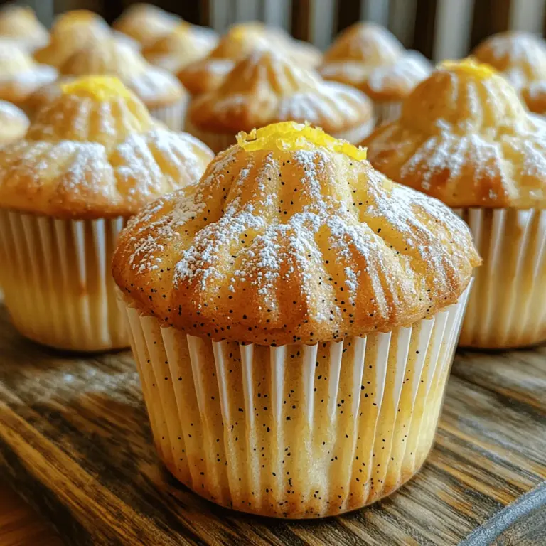 Welcome to a delightful culinary adventure with our Zesty Sunshine Muffins! These muffins are not just your ordinary breakfast fare; they are a vibrant and refreshing treat that can brighten up any morning. Bursting with citrus flavors, they embody the essence of sunny days, making them perfect for a cheerful breakfast, a delightful brunch, or an afternoon snack. Whether you’re entertaining guests or simply indulging in a moment of self-care, these muffins promise to elevate your day.