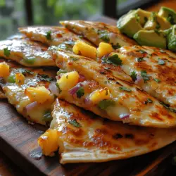 If you’re looking to spice up your dinner routine with a dish that is both vibrant and satisfying, look no further than Zingy Pineapple Salsa Quesadillas. This delightful recipe combines the sweetness of fresh pineapple with the savory richness of melted cheese and the comforting crunch of a perfectly grilled tortilla. The result is not just a meal but a burst of tropical flavor that transports your taste buds to a sunny beachside fiesta.