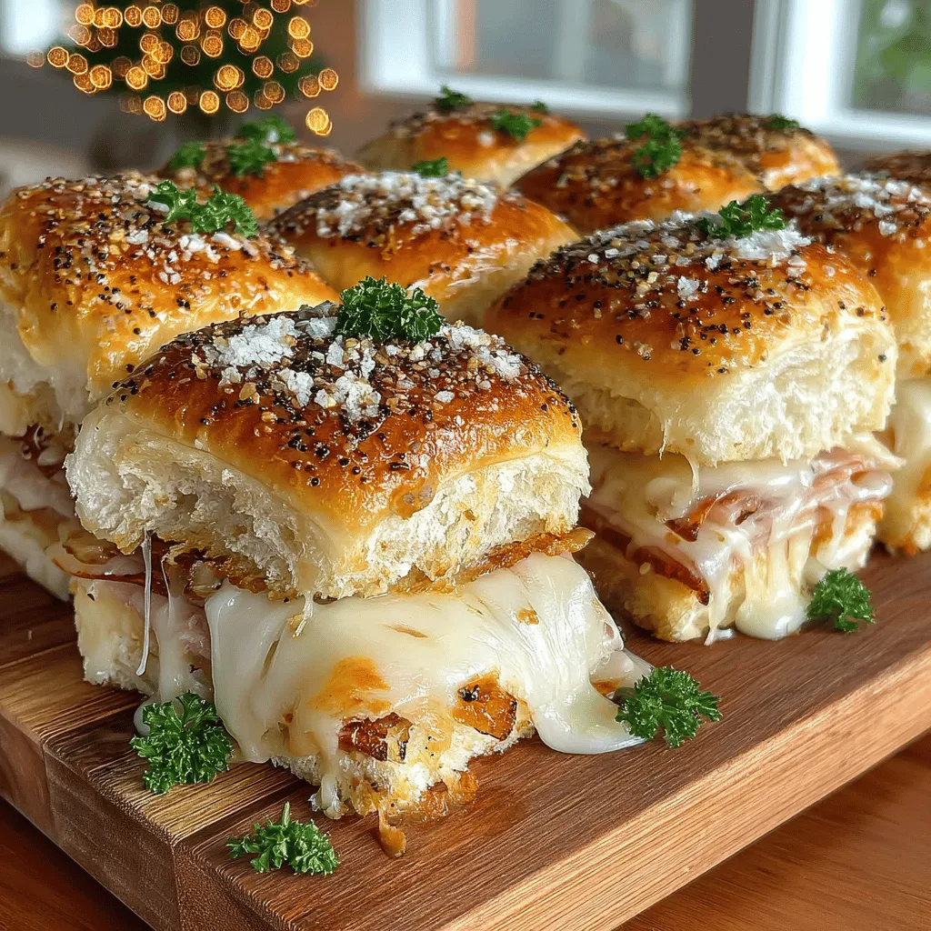 Sliders have become a beloved staple at gatherings, parties, and family meals, owing to their bite-sized nature and versatility. Among the myriad of slider recipes, the Melty Delight Ham & Swiss Sliders stand out for their mouthwatering combination of gooey cheese, savory ham, and a delectable buttery topping. Whether you're hosting a game day party, a casual family dinner, or a festive holiday gathering, these sliders are an enticing choice that promises to please everyone at the table.