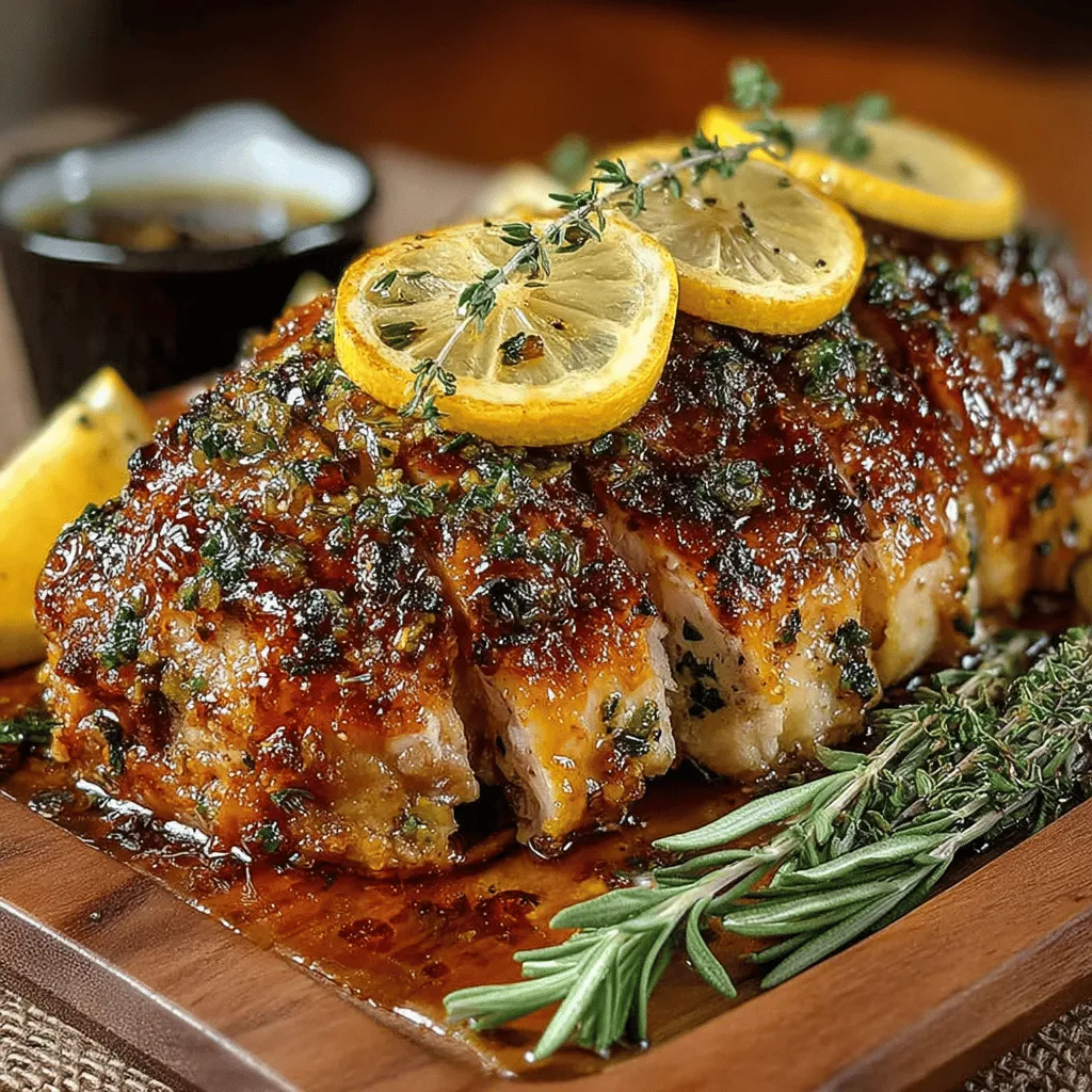 As the holiday season approaches, the kitchen transforms into a bustling hub of activity, filled with the aromas of traditional recipes and joyful gatherings. Among the many iconic dishes that grace our tables during this festive time, the turkey stands out as a centerpiece, embodying the spirit of celebration. While classic roast turkey recipes have their charm, introducing a unique and flavorful twist can elevate your holiday feast to new heights. Enter the Zesty Lemon Glazed Turkey—a dish that not only captures the essence of the season but also tantalizes the taste buds with its vibrant flavors and aromatic qualities.