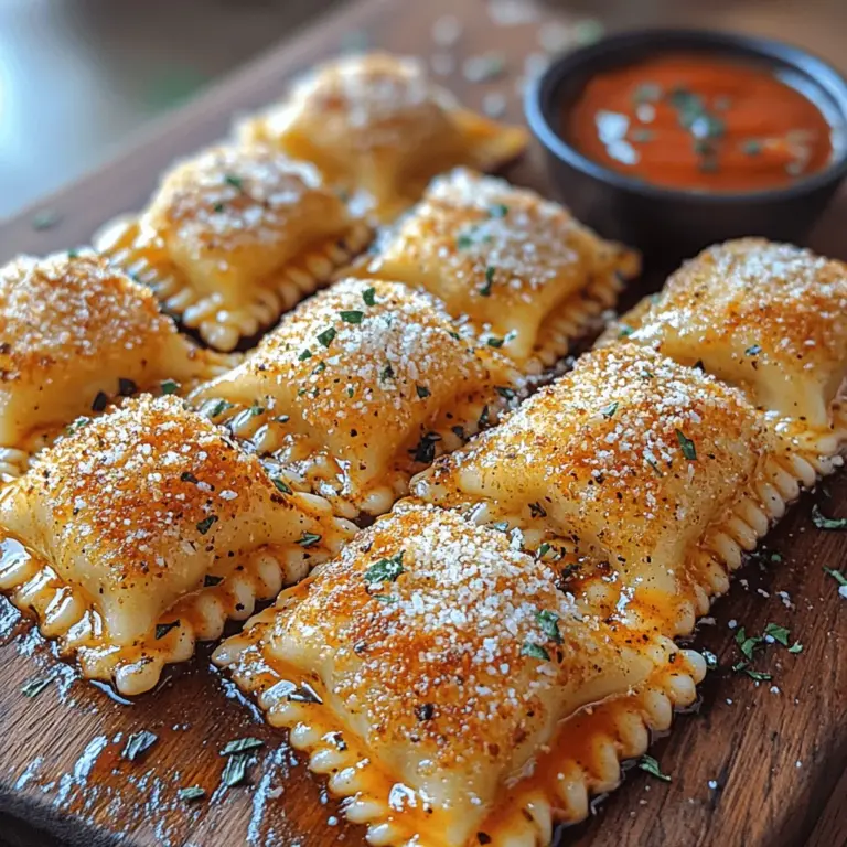 When it comes to appetizers, few things can rival the satisfying crunch of a perfectly fried bite-sized treat. Fried appetizers have carved a special place in the culinary world, beloved for their irresistible textures and rich flavors. One such dish that stands out in this realm is the Crunchy Crunch Toasted Ravioli Bites. This recipe offers a delightful twist on traditional ravioli, transforming a classic Italian dish into a snack that’s perfect for parties, game day, or a cozy night in.