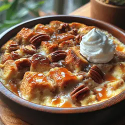 If you’re searching for a dessert that’s as comforting as it is indulgent, look no further than buttery caramel pecan bread pudding. This delightful dish combines the rich flavors of caramel, the nuttiness of pecans, and the warmth of custard-soaked bread, creating a sweet treat that appeals to both young and old alike. Perfect for holiday gatherings, family dinners, or even a cozy night in, this bread pudding is sure to satisfy your sweet tooth and leave your guests clamoring for more.