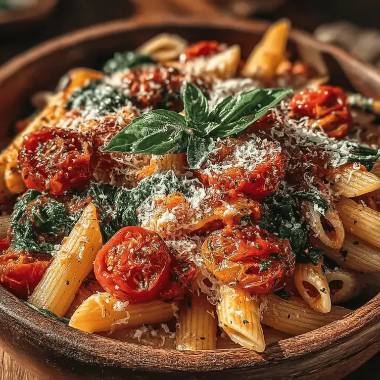 When it comes to comfort food, few dishes can rival a hearty bowl of creamy tomato spinach pasta. This delightful dish perfectly balances rich, creamy flavors with the vibrant freshness of spinach and the tangy sweetness of tomatoes. A staple in many households, it is not only satisfying but also incredibly versatile, making it suitable for weeknight dinners, special occasions, or even meal prep for busy weeks ahead.