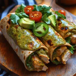 In today’s fast-paced world, finding nutritious and delicious meals that can be prepared quickly is essential. Creamy Cilantro Chicken Wraps offer the perfect solution for busy individuals or families looking to enjoy a wholesome meal without sacrificing flavor. These wraps are not only packed with protein and fresh vegetables, but they also feature a creamy cilantro sauce that elevates the entire dish. The best part? They are incredibly easy to make and can be customized to suit various dietary preferences, making them a versatile option for anyone.