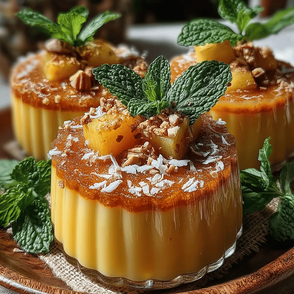In a world full of hectic schedules and daily stressors, finding a moment of tranquility can be as simple as indulging in a delightful dessert. Enter Tropical Paradise Cups—an enticing, refreshing treat that transports your taste buds to sun-kissed beaches and balmy breezes. This recipe combines the rich creaminess of coconut milk and the vibrant sweetness of fresh pineapple, resulting in a delightful dessert that’s not only simple to make but also perfect for any occasion. Whether you're hosting a summer gathering or just want to treat yourself, these Tropical Paradise Cups are sure to satisfy your cravings for something light and refreshing.